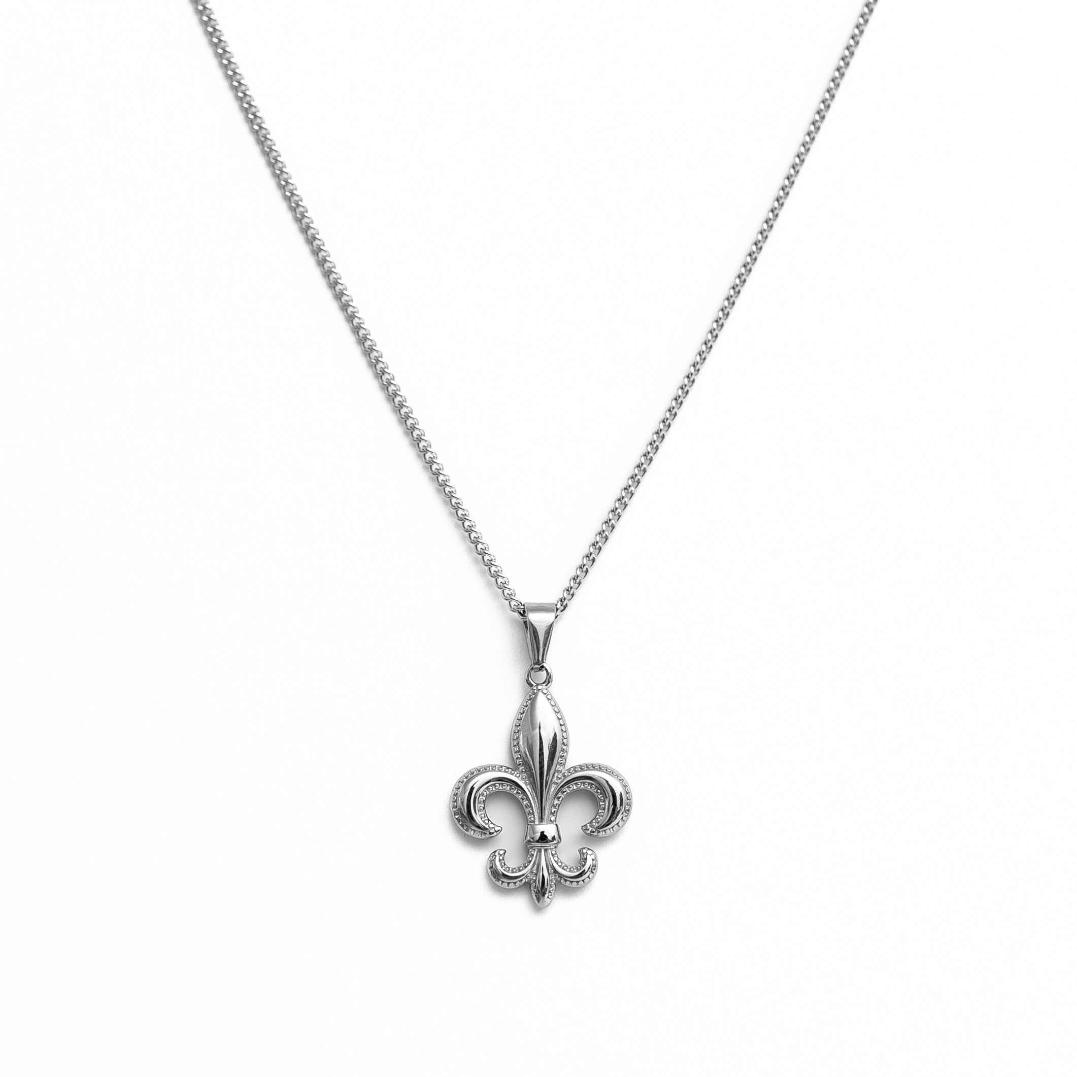Fleur-De-Lis Pendant (Silver)