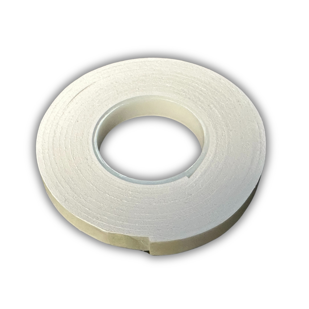 2mm x 2m White Double Sided Foam Tape for Crafts, Strong Sticky Adhesive
