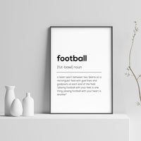 Football Definition Print