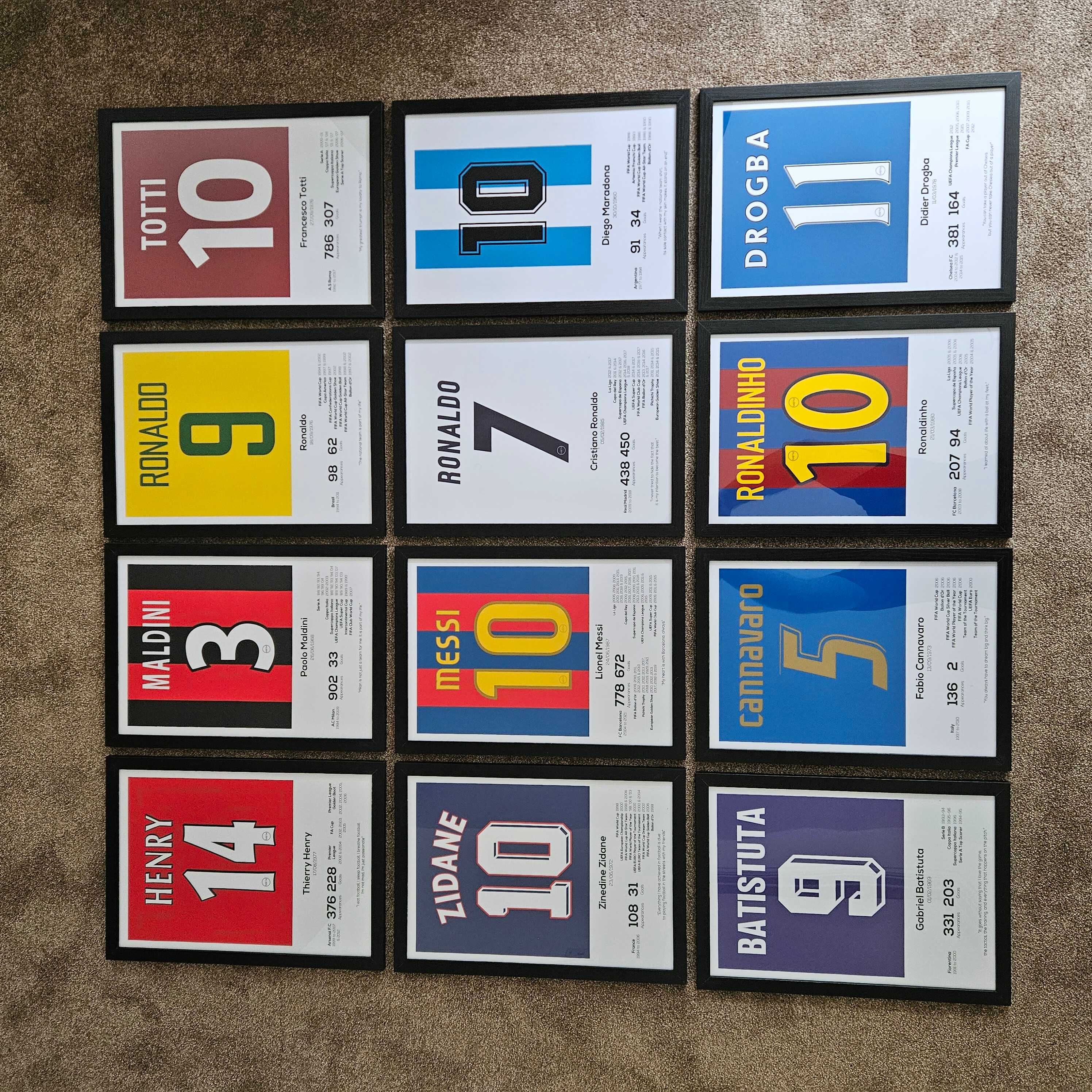 Thierry Henry Legend Stats Print
