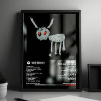 Drake "For All The Dogs" Album Cover Poster - with Complete Tracklist