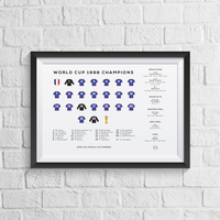 France World Cup 1998 Winners Squad Print