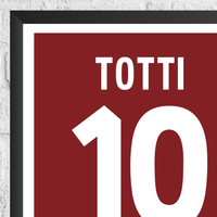 Francesco Totti Legend Stats Print