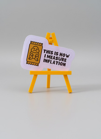 Freddie Inflation Sticker | Not Made For This