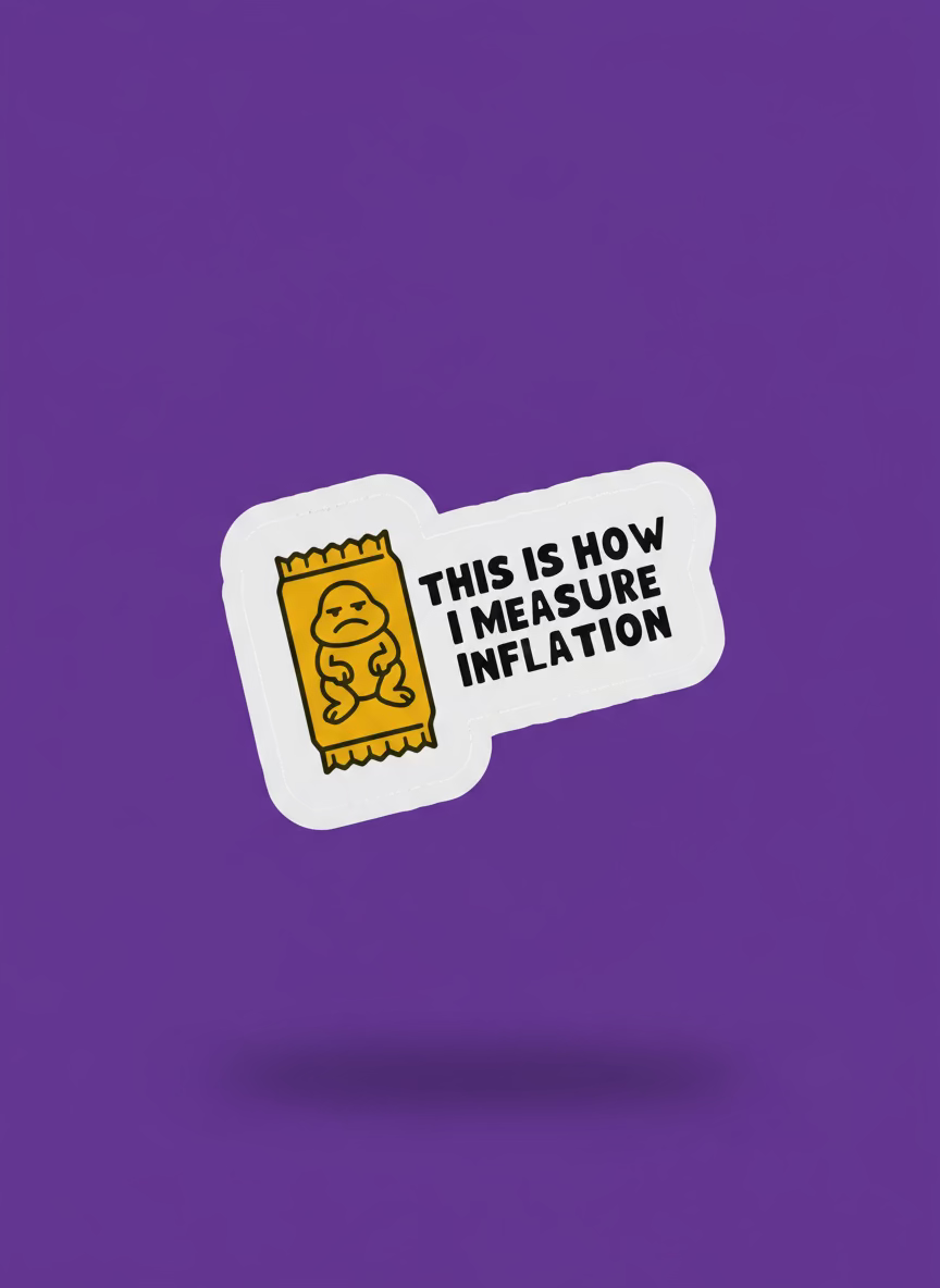 Freddie Inflation Sticker | Not Made For This