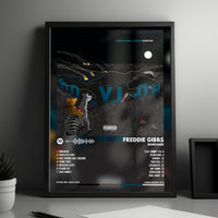 Freddie Gibbs "Bandana" Album Cover Poster - with Complete Tracklist