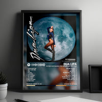 Dua Lipa Future Nostalgia The Moonlight Edition Album Cover Poster with Complete Tracklist
