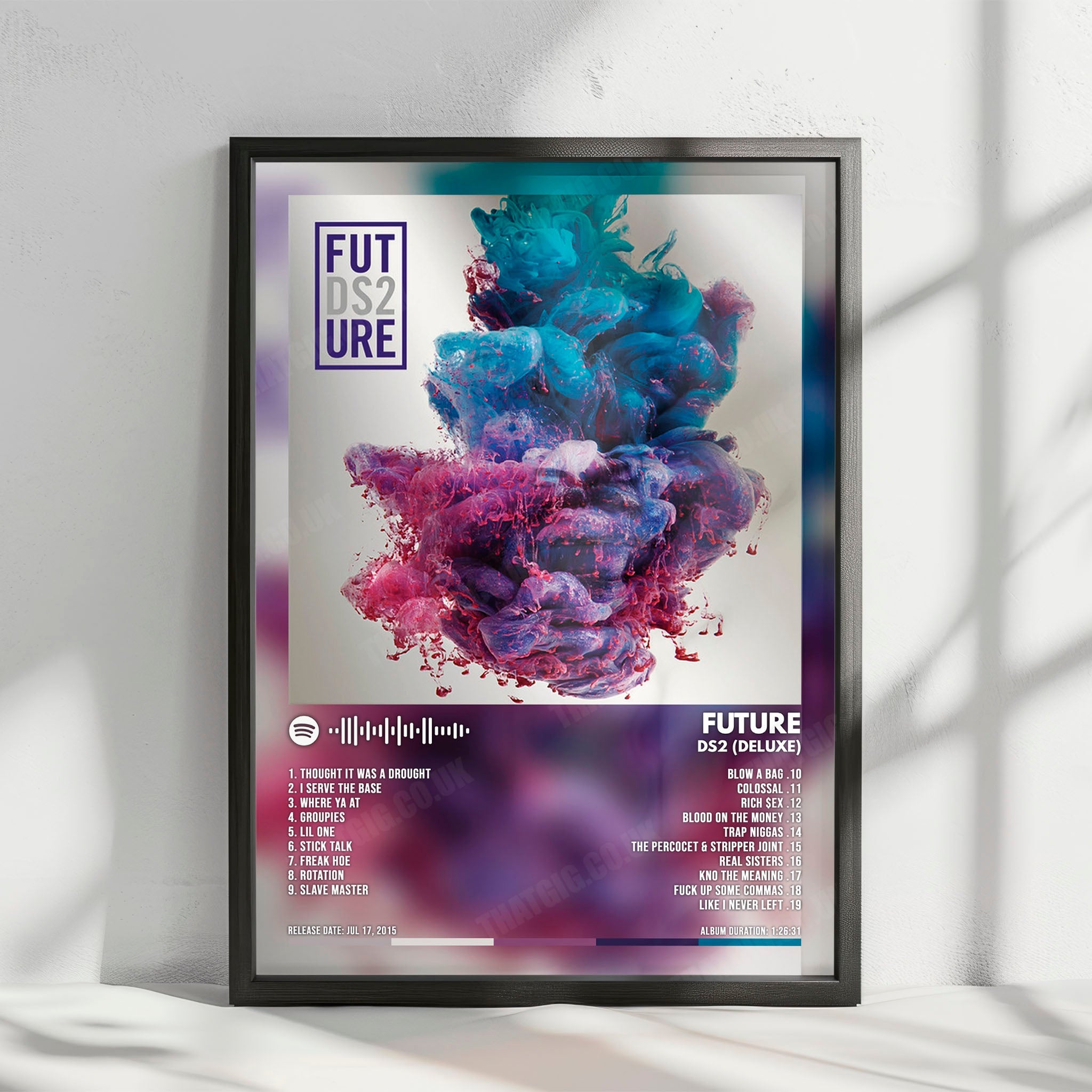 Future "DS2" Album Cover Poster - with Complete Tracklist