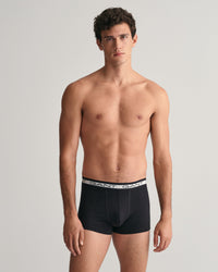 GANT CORE Mens 3 Pack Trunks Black