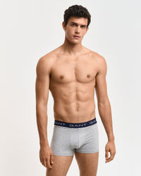 GANT TRUNK 3-Pack Mens Light Grey Melange