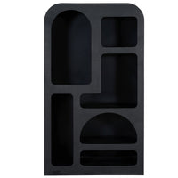 Bookcase Large Otis Geometric Black
