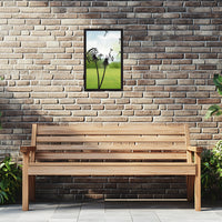 Dandelion in the Wind, SunCatcher Garden Mirror Rectangular Design