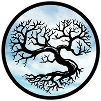 SunCatcher Garden Mirror Round Heart Shaped Tree Range of Sizes