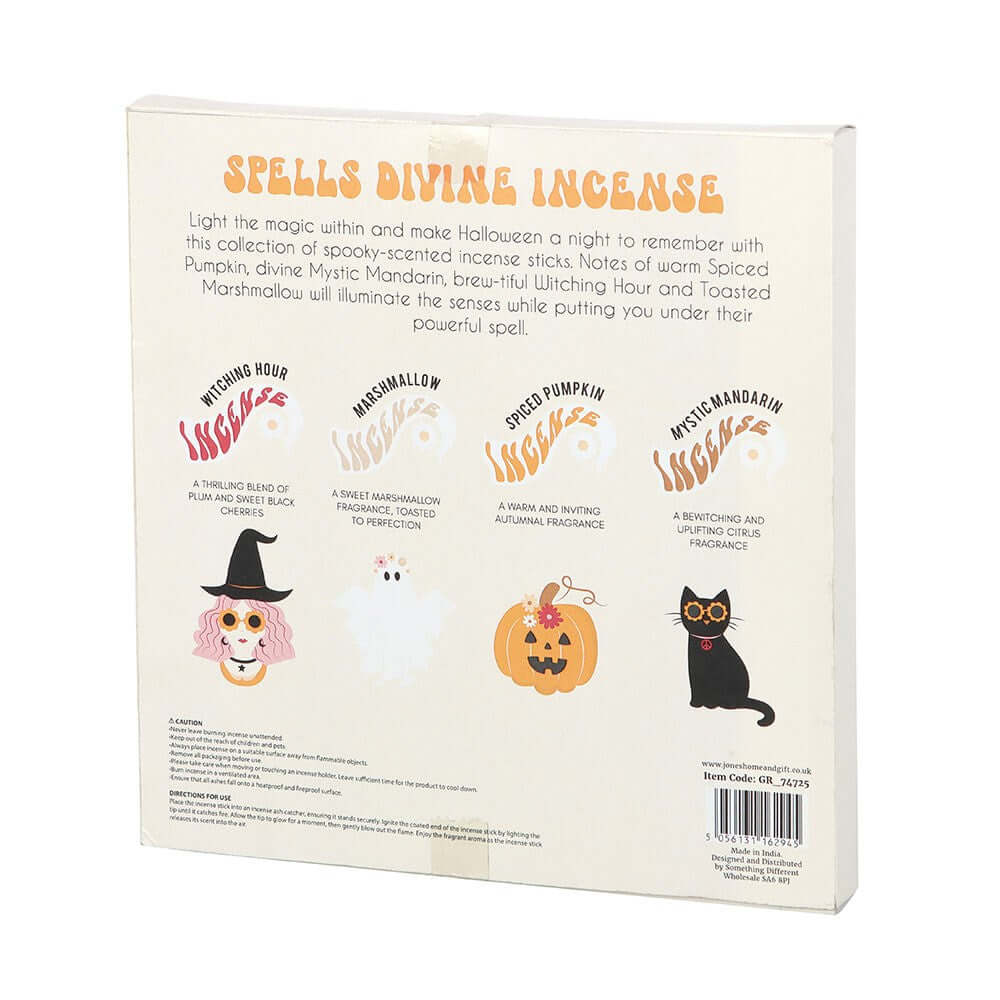 Gothic Gifts Spells Divine Halloween Incense Stick Gift Set