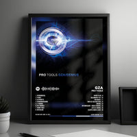 GZA "Pro Tools" Album Cover Poster - with Complete Tracklist