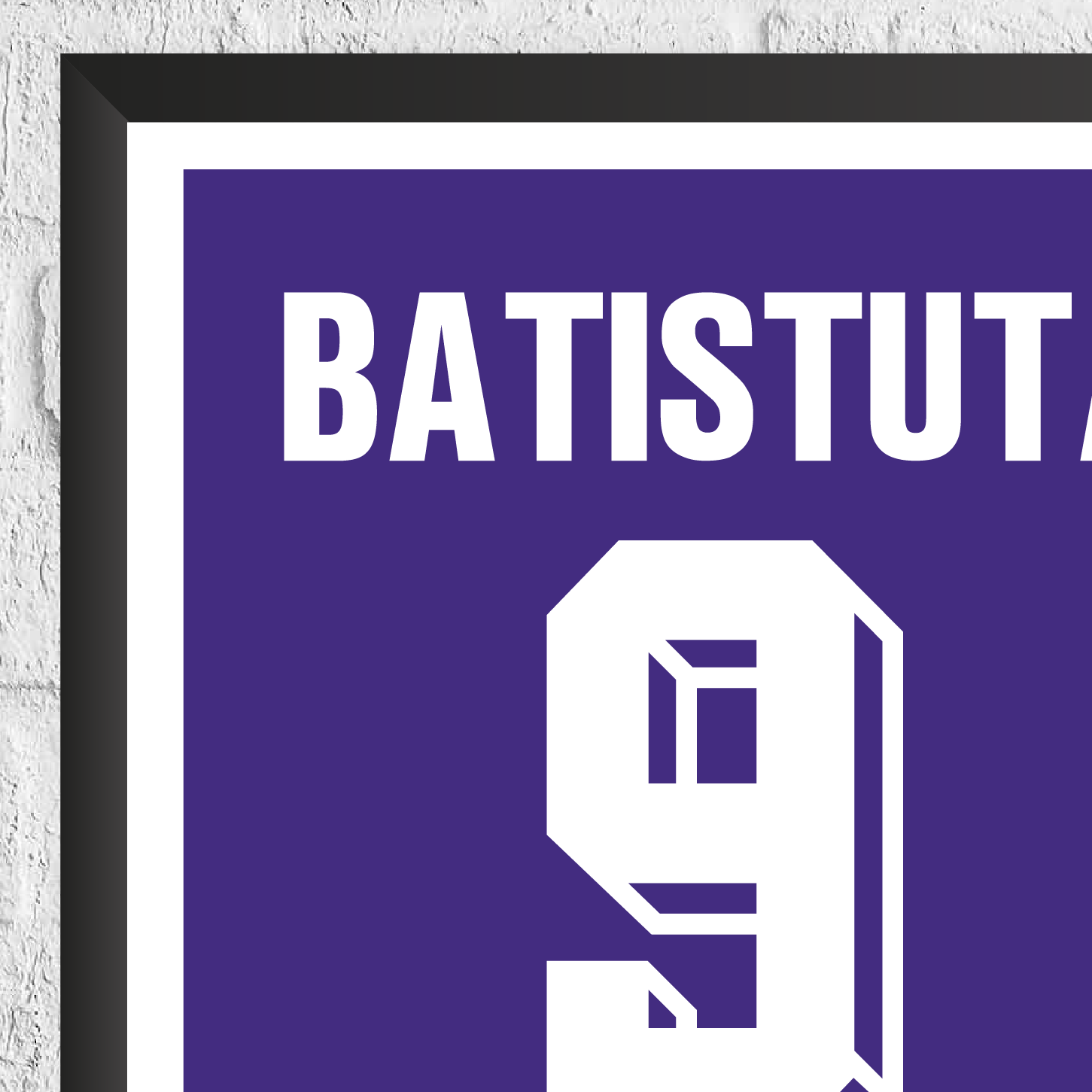Gabriel Batistuta Legend Stats Print