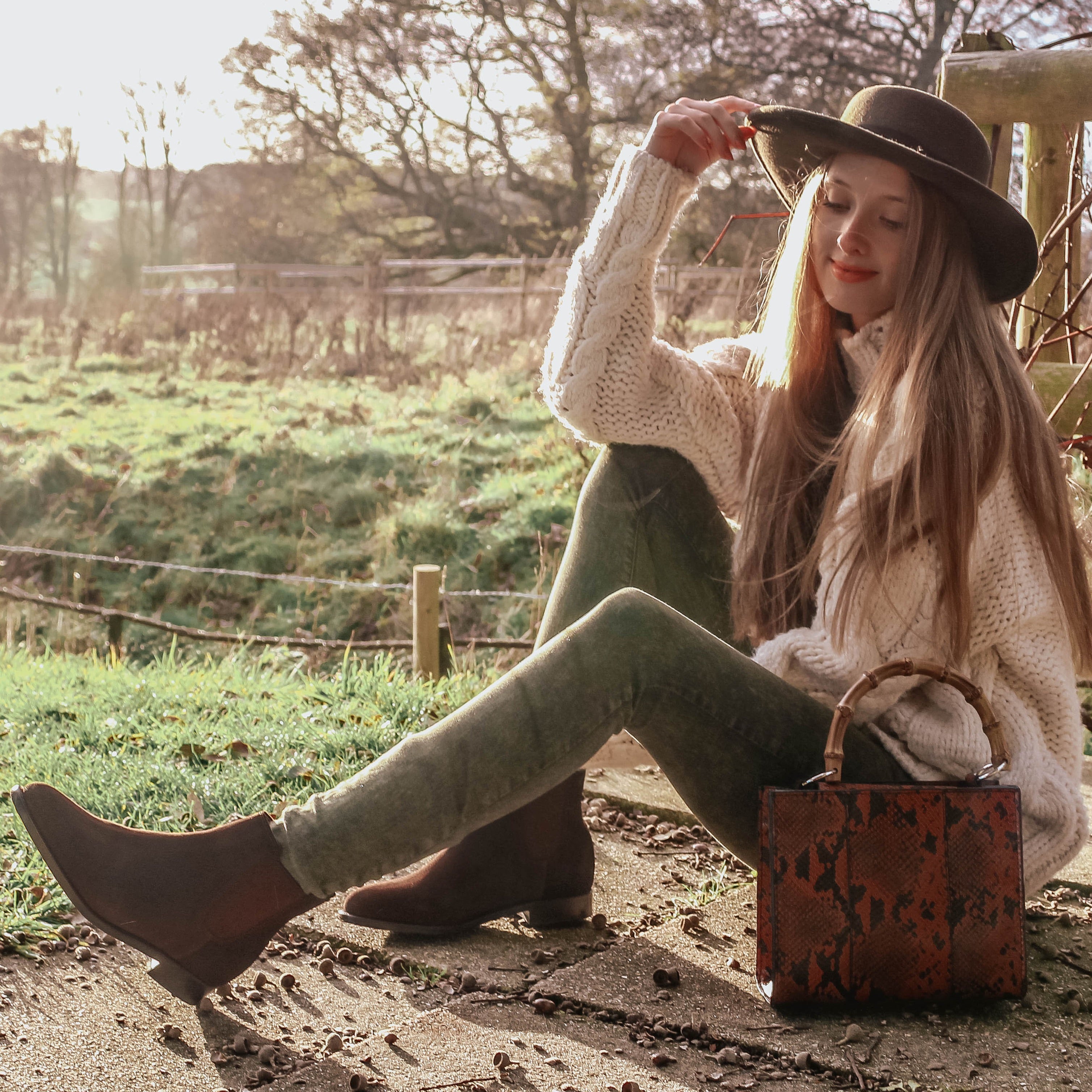 Women's Brown Suede Chelsea Boots, Welted Leather Sole