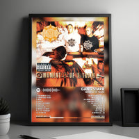 Gang Starr "Moment of Truth" Album Cover Poster - with Complete Tracklist