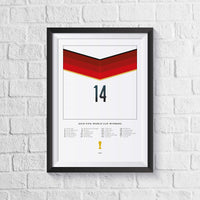 Germany 2014 World Cup Squad Print