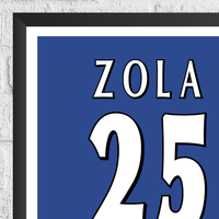 Gianfranco Zola Legend Stats Print