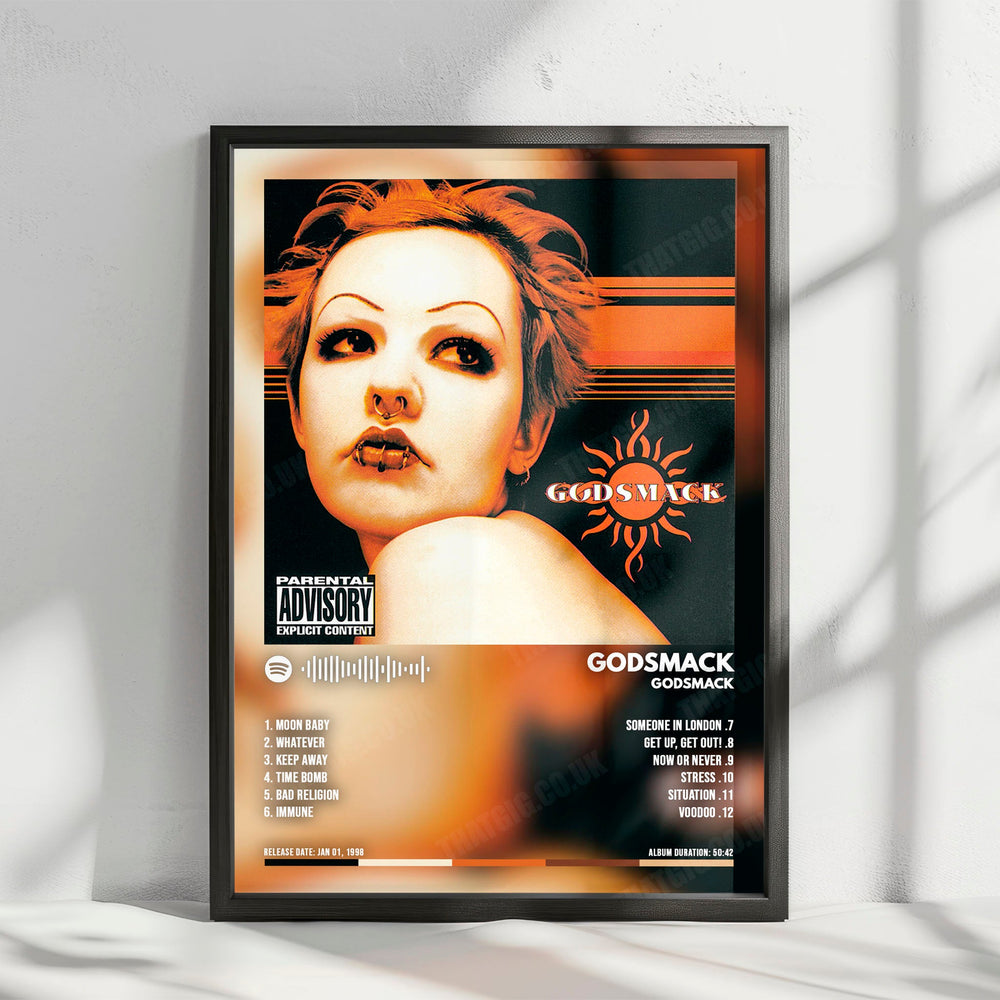 Godsmack "Godsmack  " Album Cover Poster - with Complete Tracklist