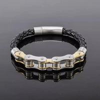 Gold Bike Chain Bracelet