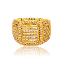 Iced Miami Ring (Gold)
