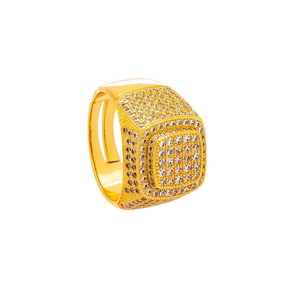 Iced Miami Ring (Gold)