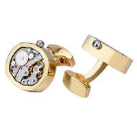Gold Watch Movement Cufflinks