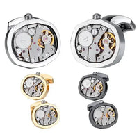 Gold Watch Movement Cufflinks