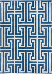 Greek Key Rug Geometric Design