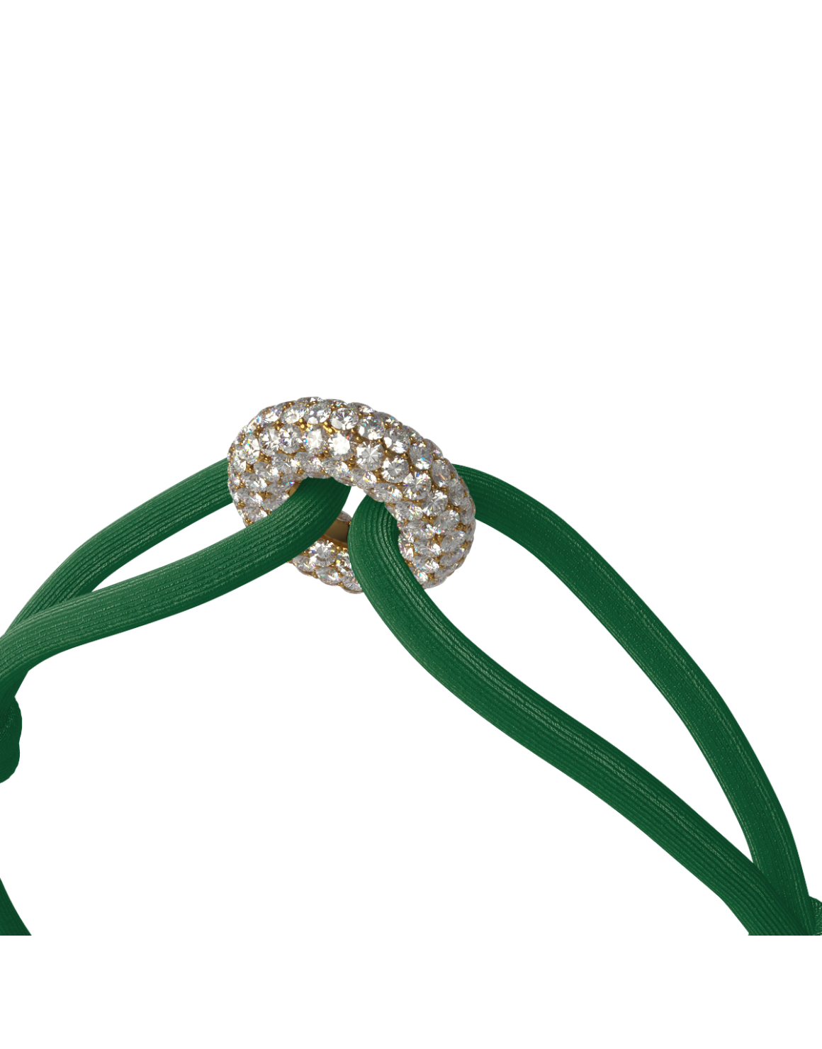 Golden Soho Pavé Cord Bracelet