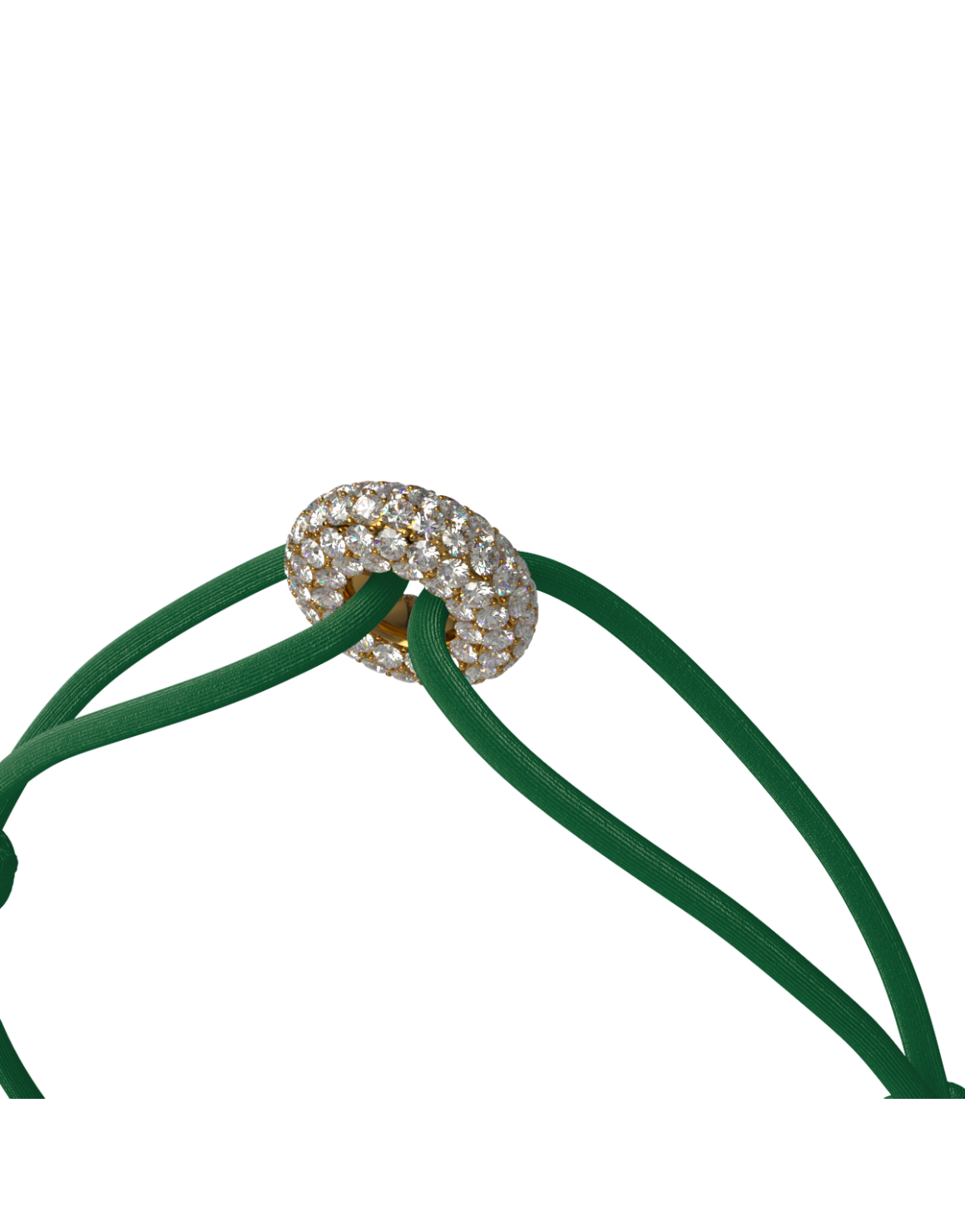 Mini Golden Soho Pavé Cord Bracelet