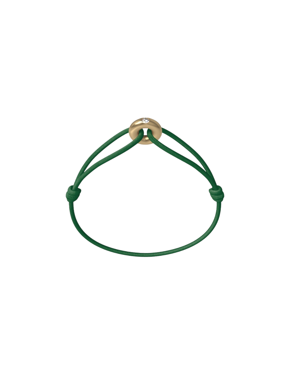 Mini Golden Soho Diamond Cord Bracelet