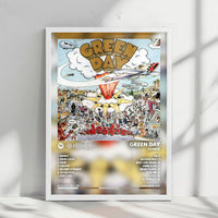 Green Day "Dookie" Album Cover Poster - with Complete Tracklist