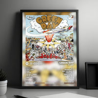 Green Day "Dookie" Album Cover Poster - with Complete Tracklist