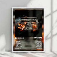 Green Day "Revolution Radio" Album Cover Poster - with Complete Tracklist