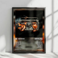 Green Day "Revolution Radio" Album Cover Poster - with Complete Tracklist