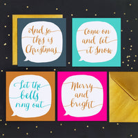 Let The Bells Ring Out Song Lyrics Christmas Card