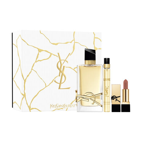 YSL Libre 90ml EDP Gift Set + 10ml Mini + Mini Rouge Pur Couture Nu Muse