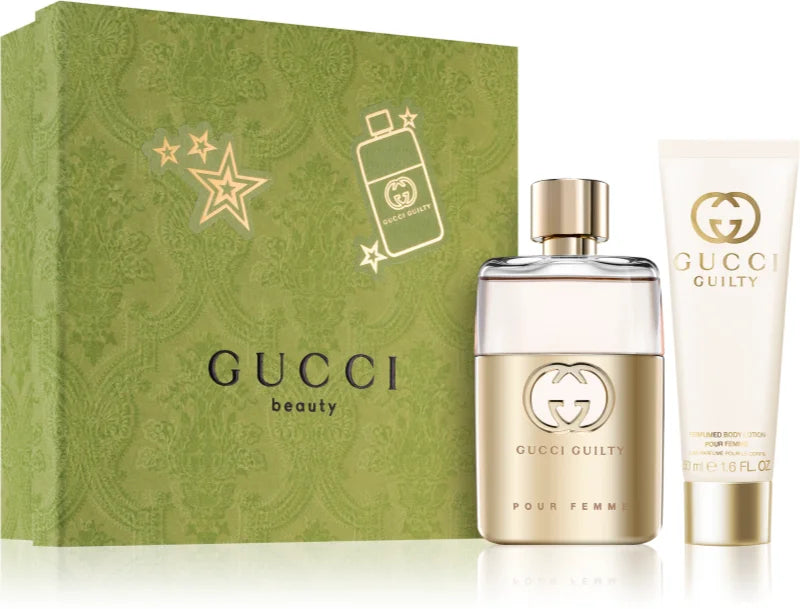 Gucci Guilty Pour Femme 50ml EDP + 50ml Body Lotion for Women Gift Set