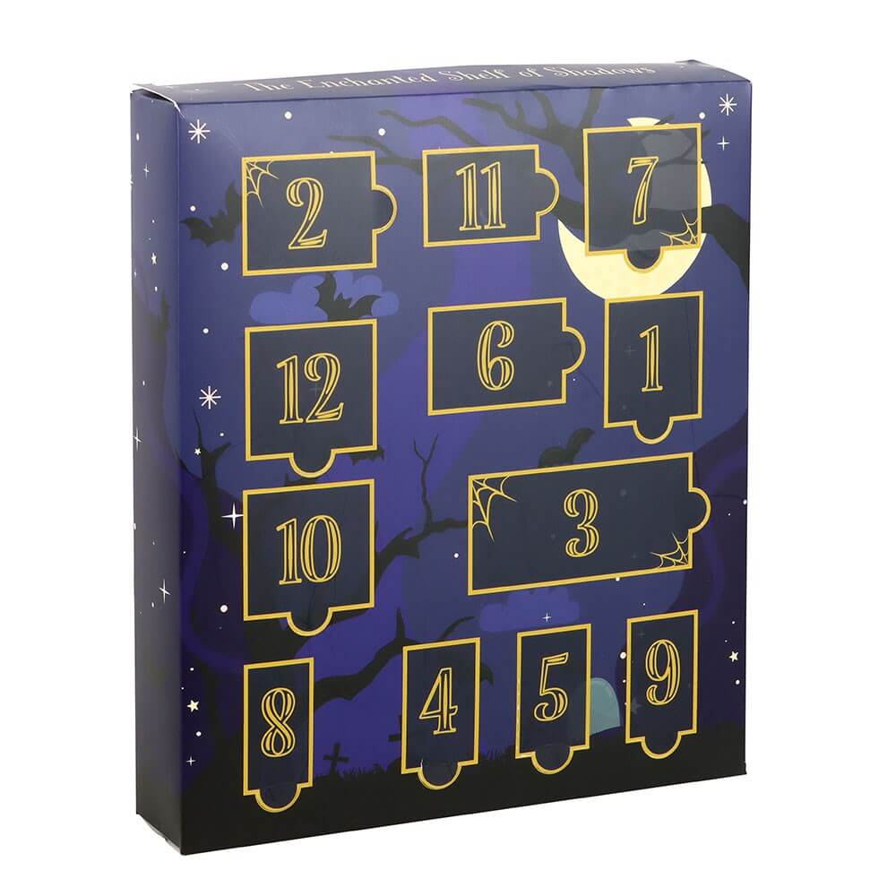 Gothic Gifts Shelf of Shadows 12-Day Halloween Advent Calendar