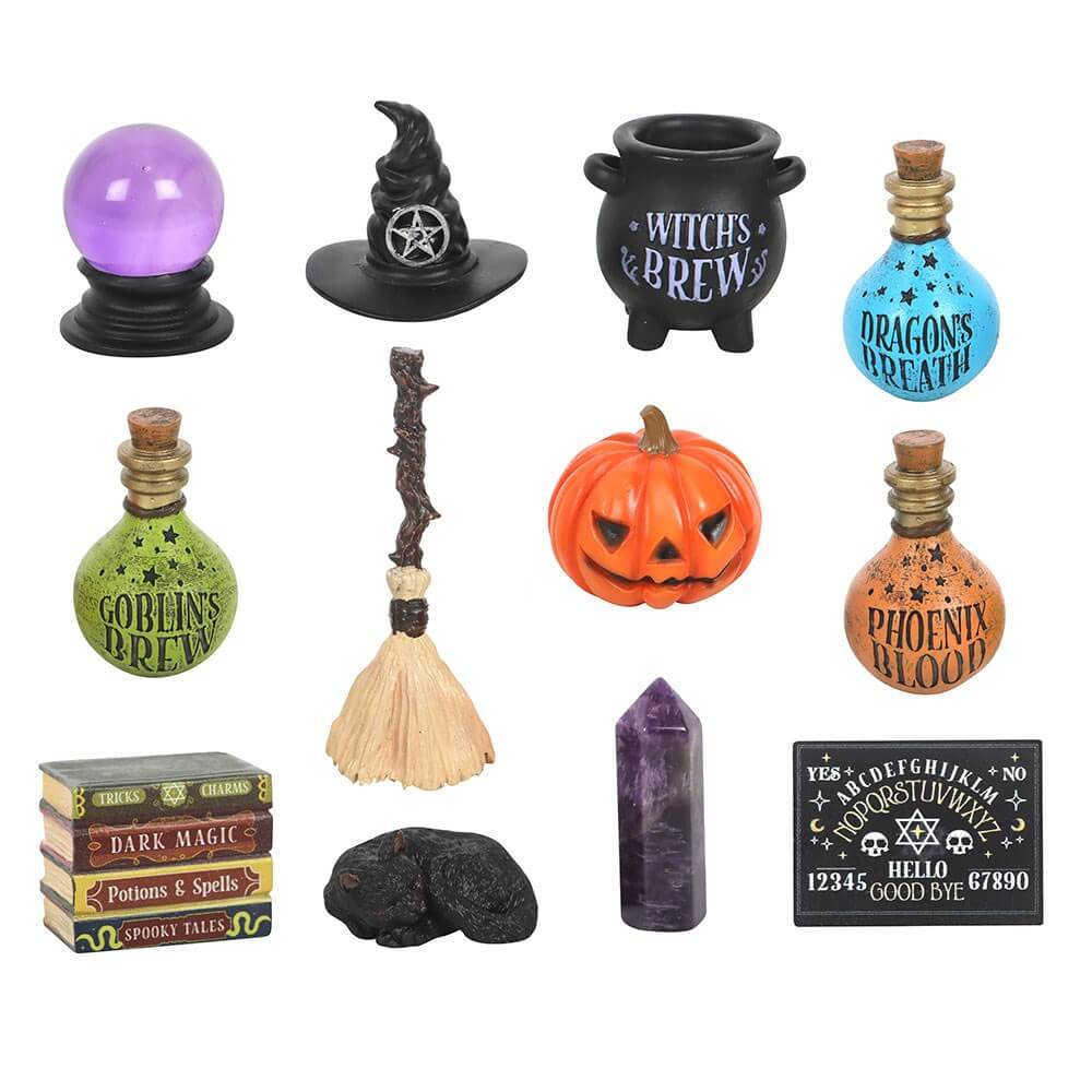 Gothic Gifts Shelf of Shadows 12-Day Halloween Advent Calendar