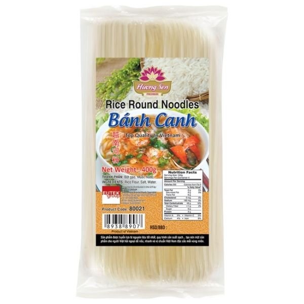 HUONG SEN Rice Round Noodles Banh Canh 400g