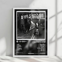 Halestorm "Into the Wild Life  " Album Cover Poster - with Complete Tracklist