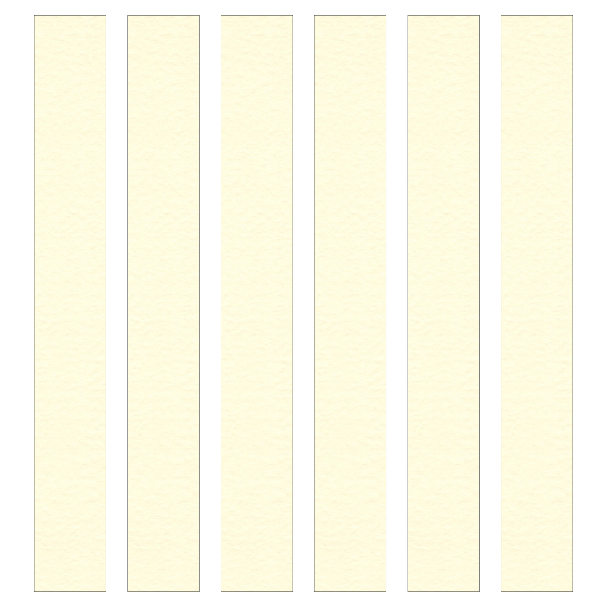 Hammered Ivory Paper Chain Card Strips. 5 Meter / 16 Feet Long. Wedding Party Decor