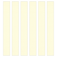 Hammered Ivory Paper Chain Card Strips. 5 Meter / 16 Feet Long. Wedding Party Decor