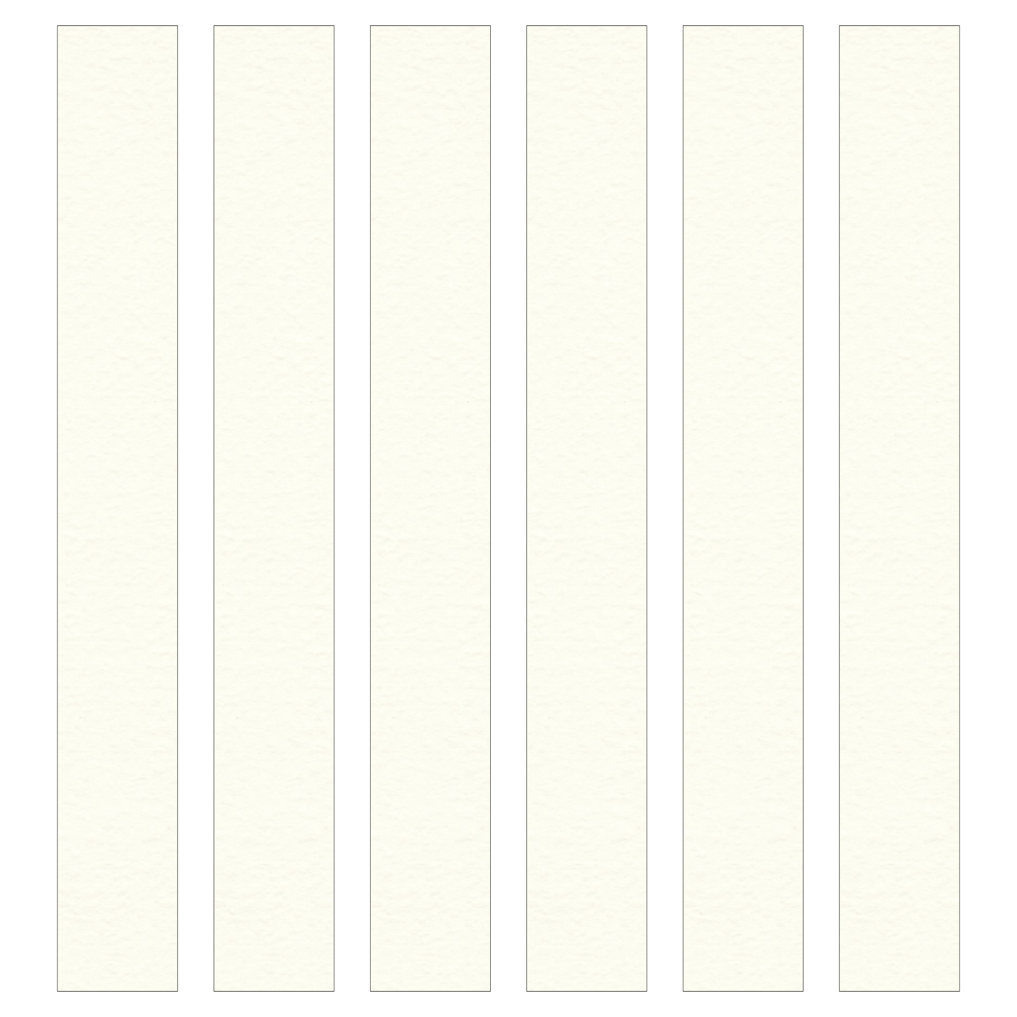 Hammered White Paper Chain Card Strips. 5 Meter / 16 Feet Long. Wedding Party Decor