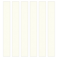 Hammered White Paper Chain Card Strips. 5 Meter / 16 Feet Long. Wedding Party Decor