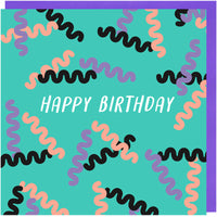 Cavatappi Pasta Birthday Card – Unique and Fun Greeting for Pasta Lovers